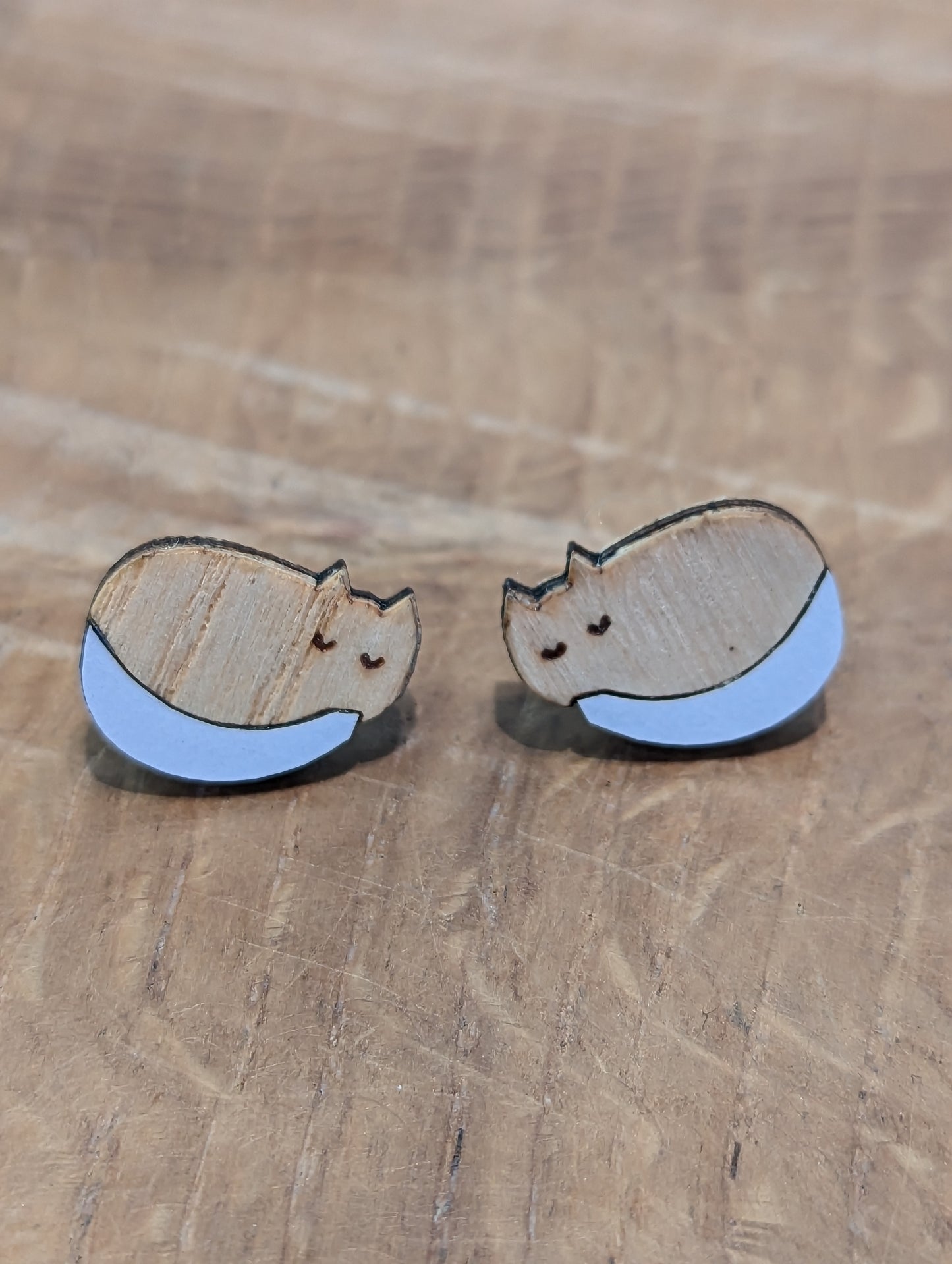 Lucy Alice - Sleeping Cat Studs