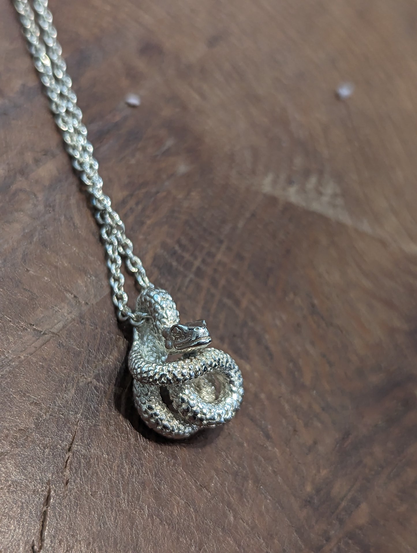 Simon Harrison -  Silver Snake Pendant