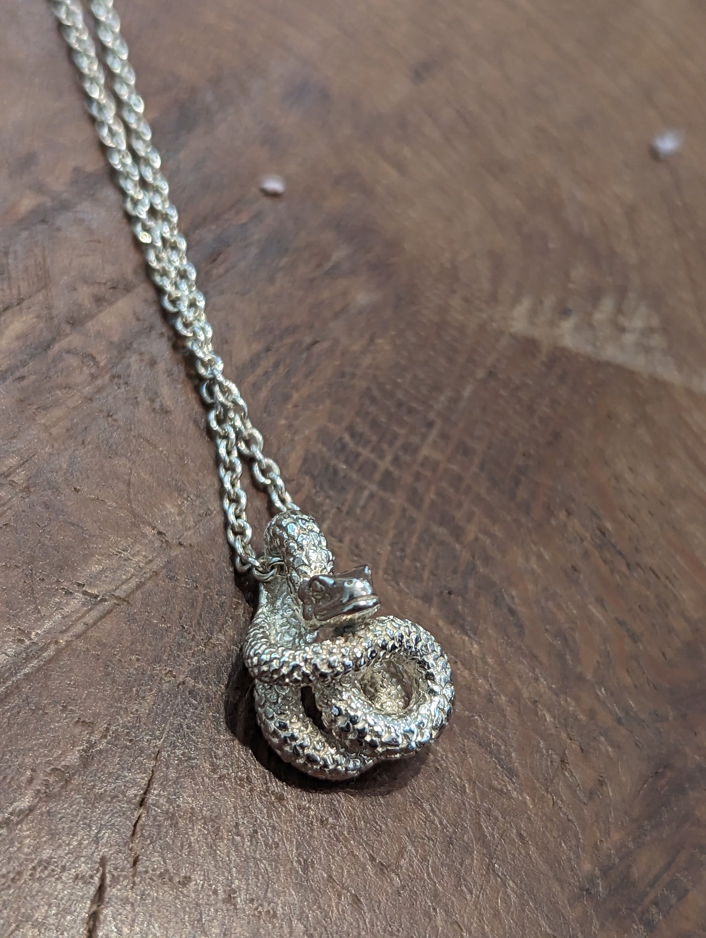 Simon Harrison -  Silver Snake Pendant