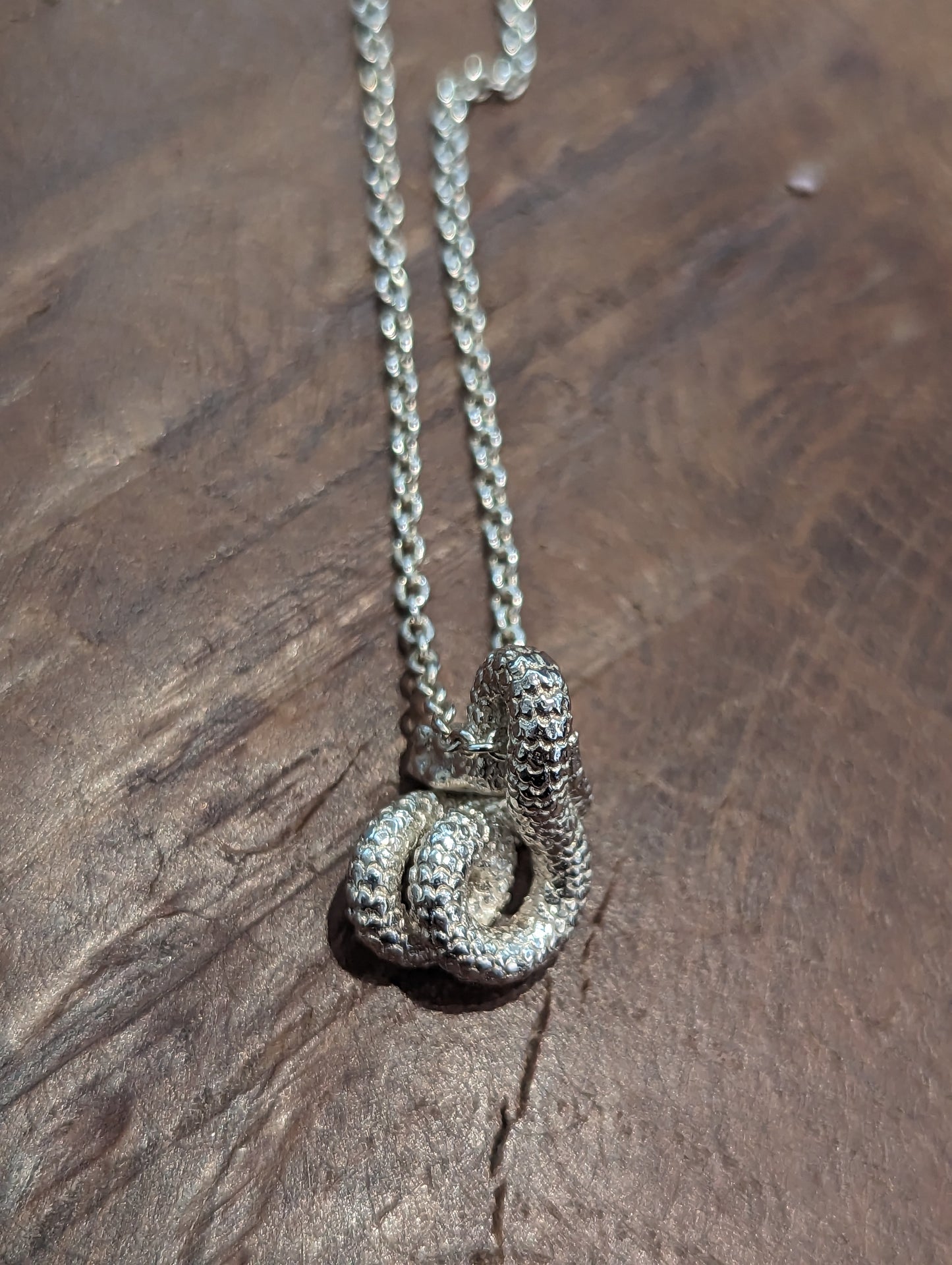 Simon Harrison -  Silver Snake Pendant