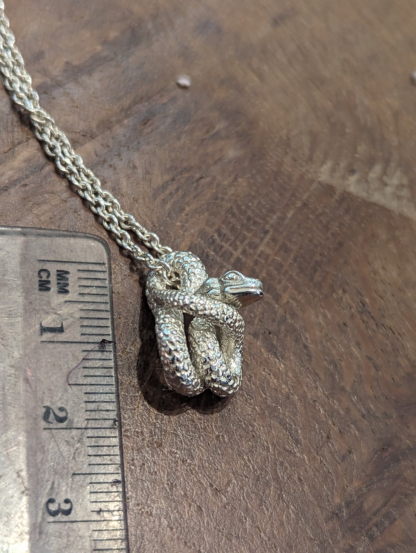 Simon Harrison -  Silver Snake Pendant