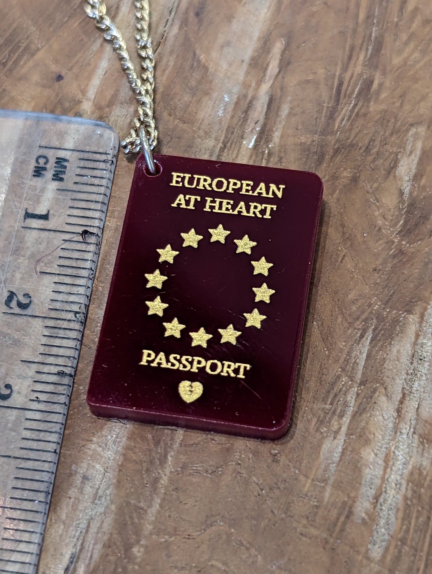 Tatty Devine - Laser cut European Passport