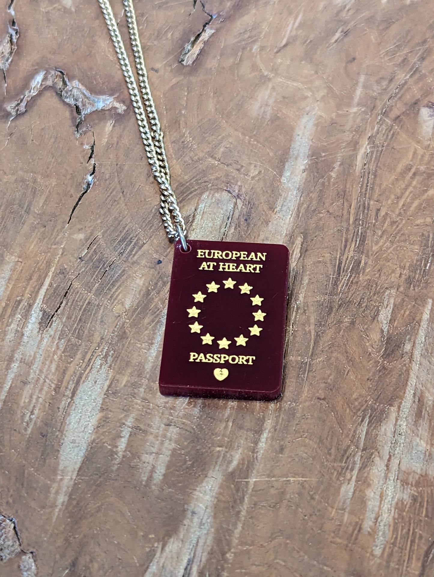 Tatty Devine - Laser cut European Passport