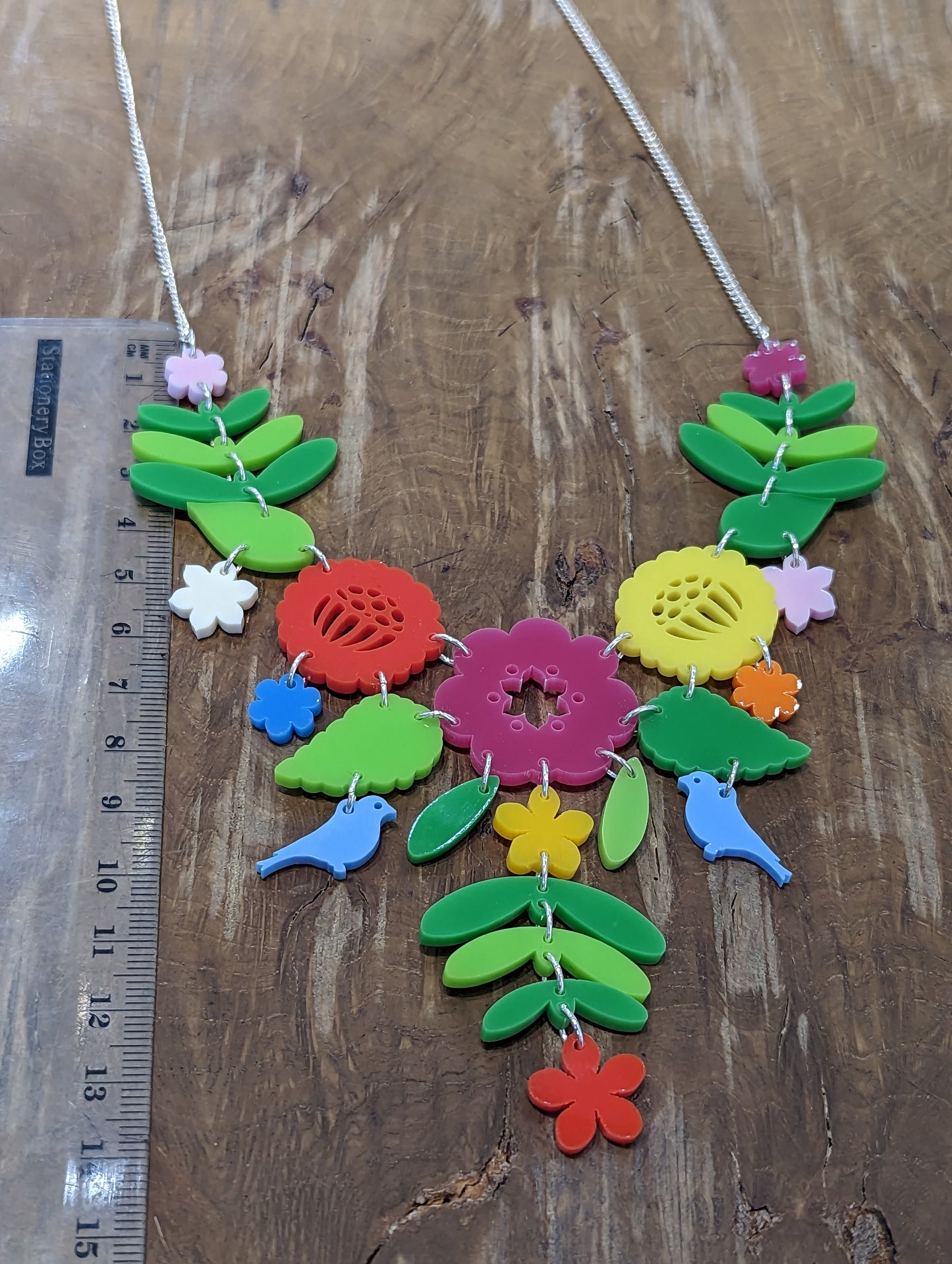 Tatty Devine - Mexican Embroidery Necklace.