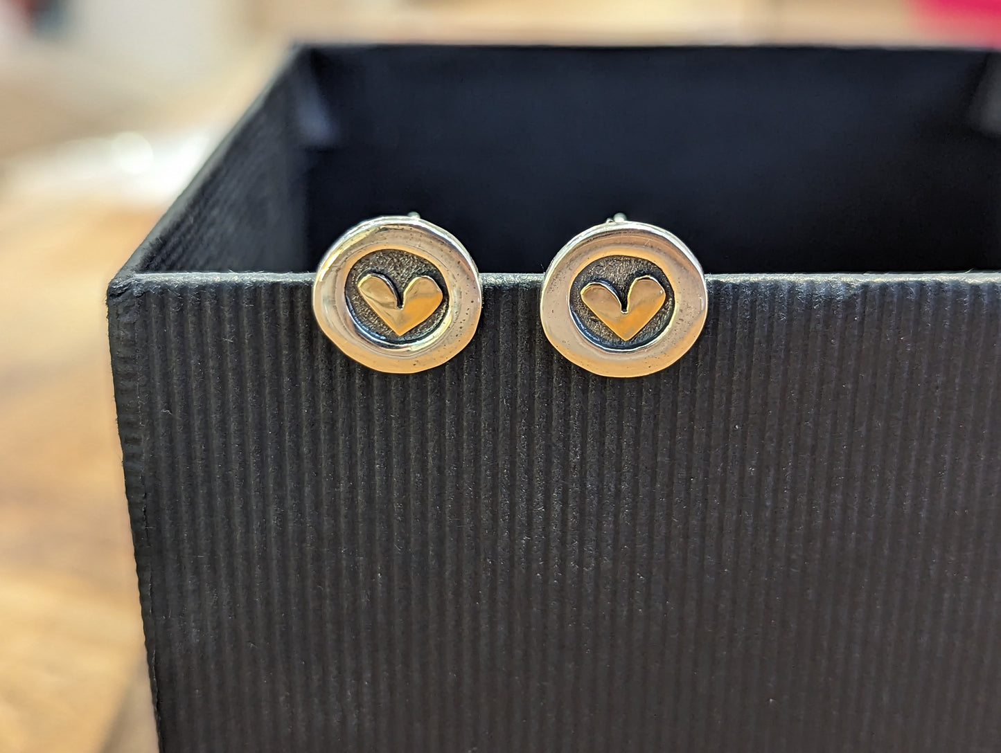 Linda MacDonald - Petite Heart Studs