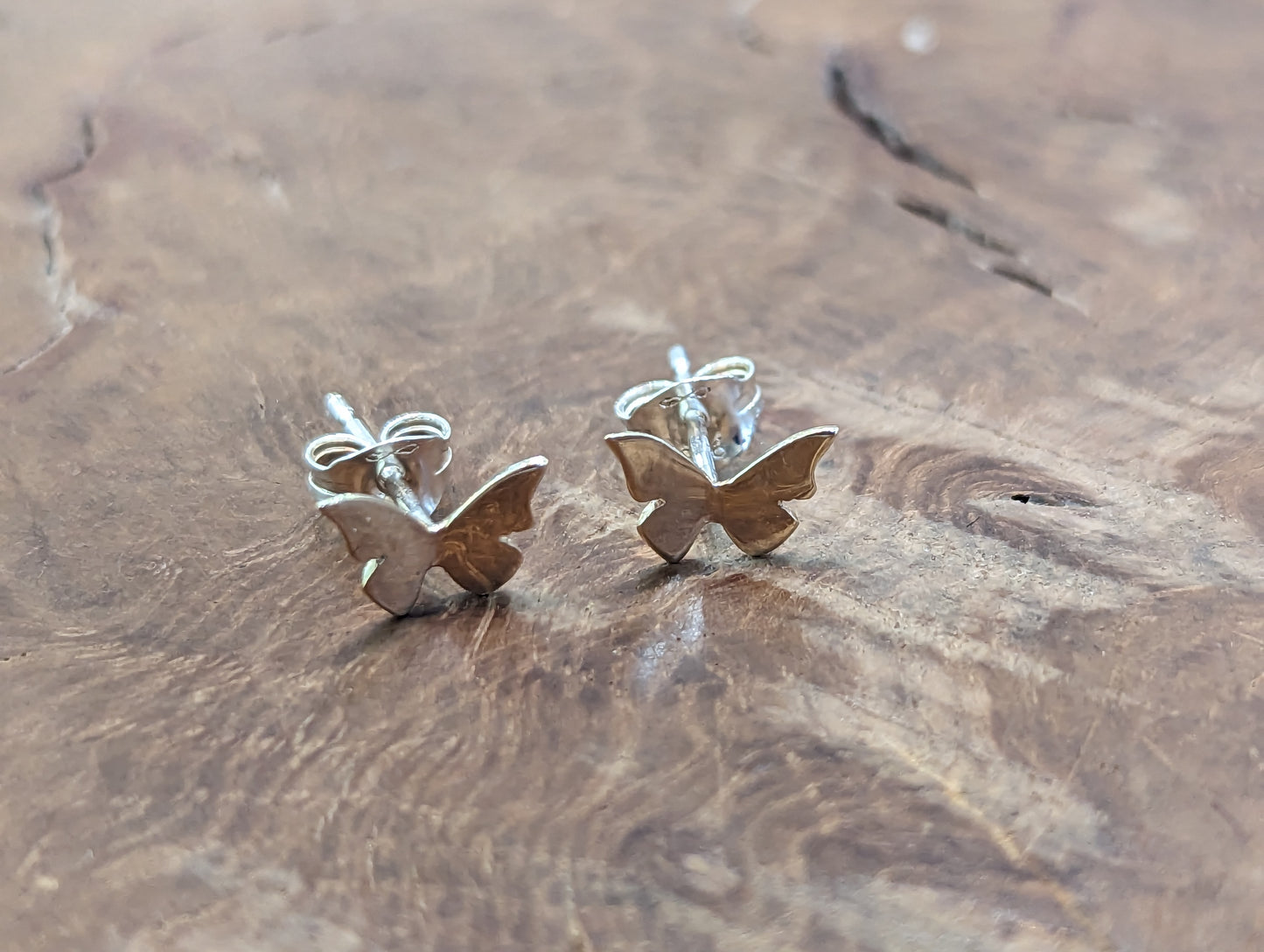 Linda MacDonald - Butterfly Moon Stud earrings