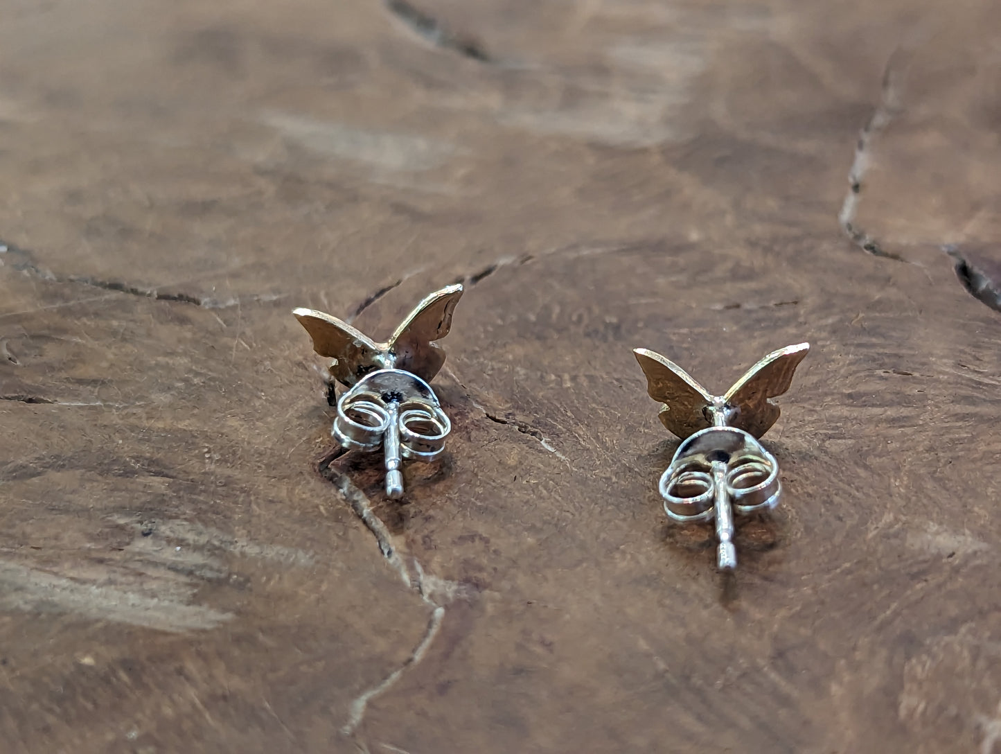 Linda MacDonald - Butterfly Moon Stud earrings